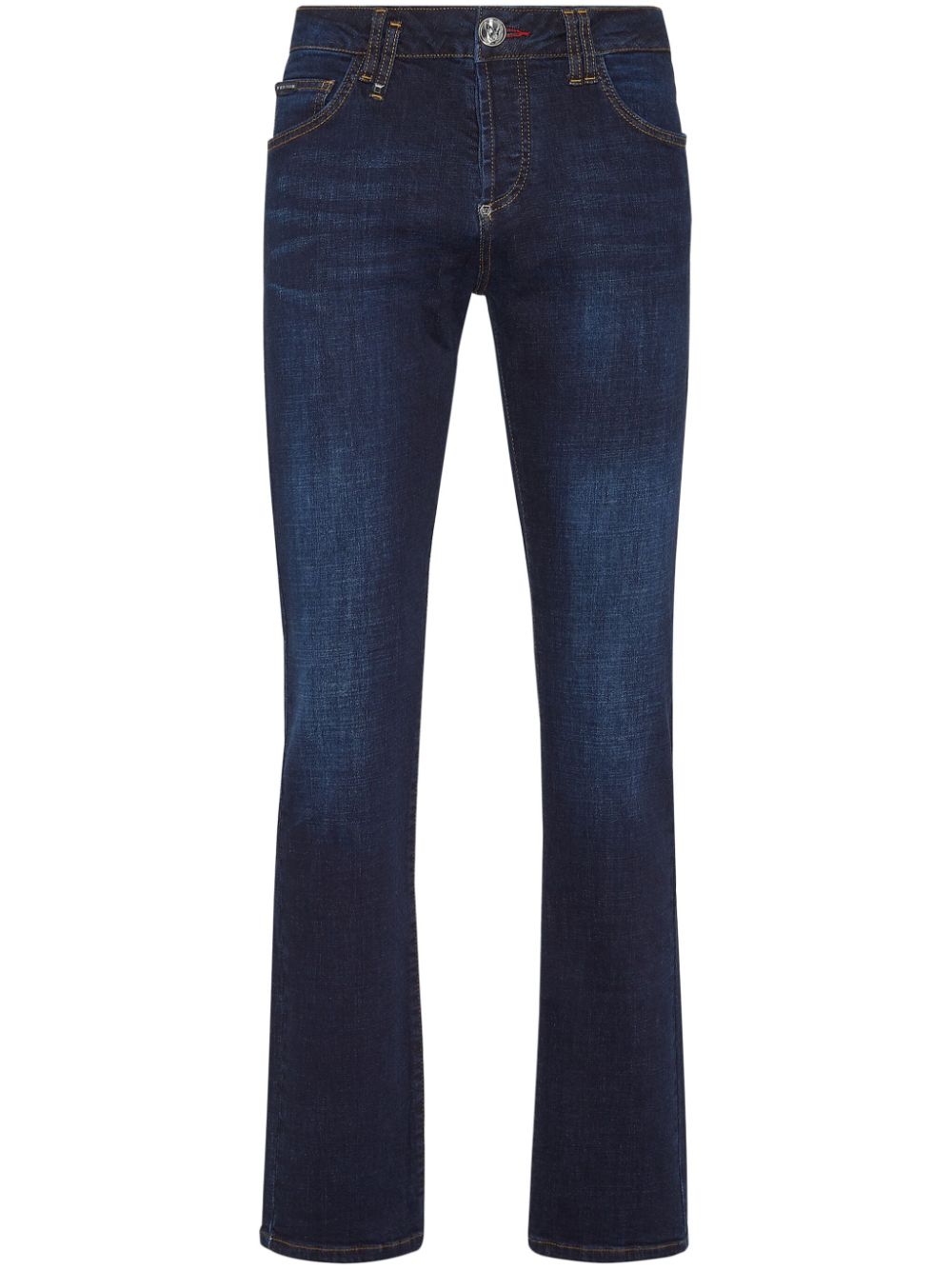 Philipp Plein Tief sitzende Supreme Iconic Straight-Leg-Jeans - Blau von Philipp Plein