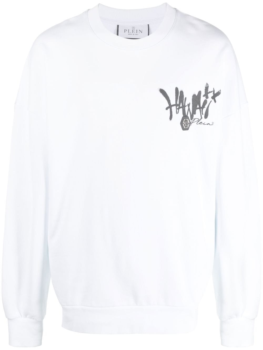 Philipp Plein Sweatshirt mit Hawaii-Print - Weiß von Philipp Plein