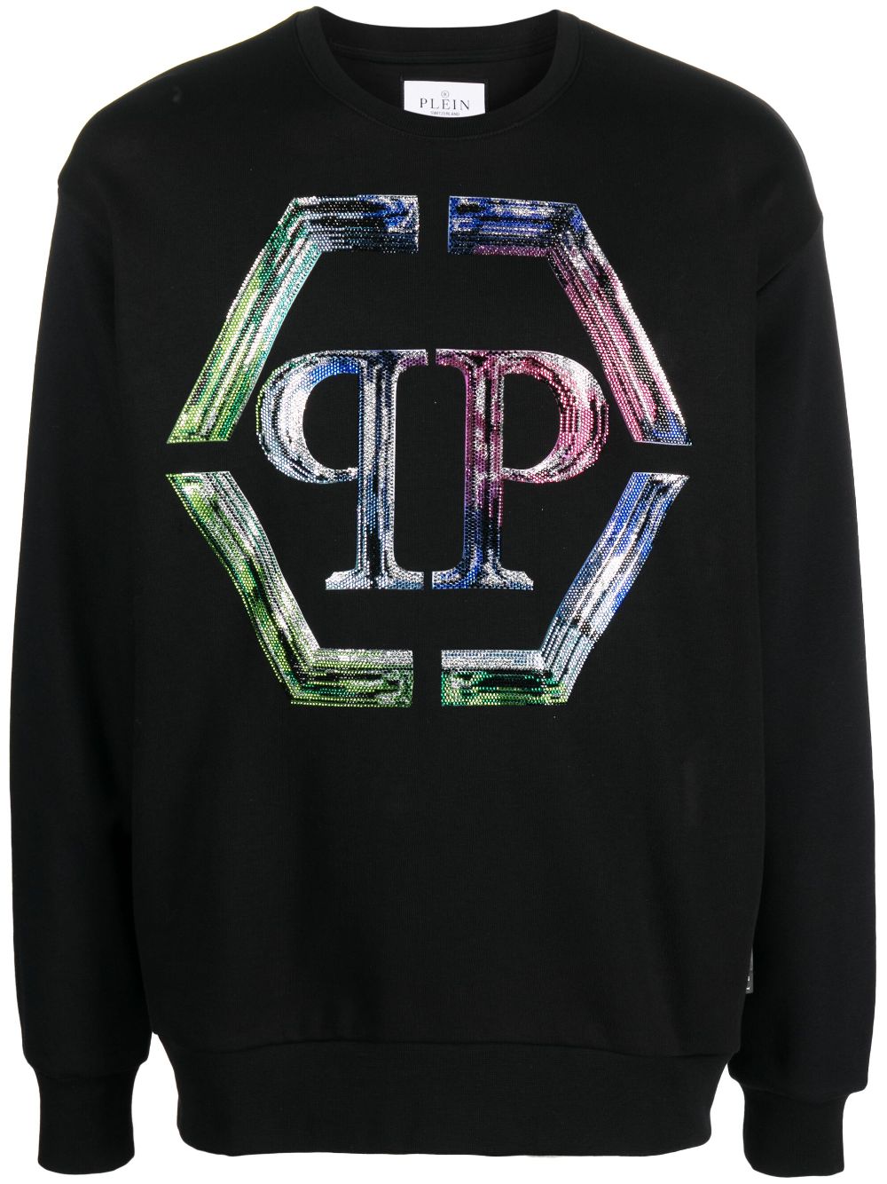 Philipp Plein Sweatshirt mit Logo-Print - Schwarz von Philipp Plein