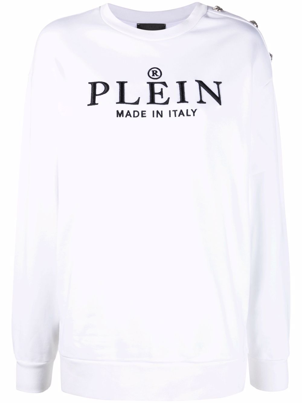 Philipp Plein Sweatshirt mit Logo-Print - Weiß von Philipp Plein