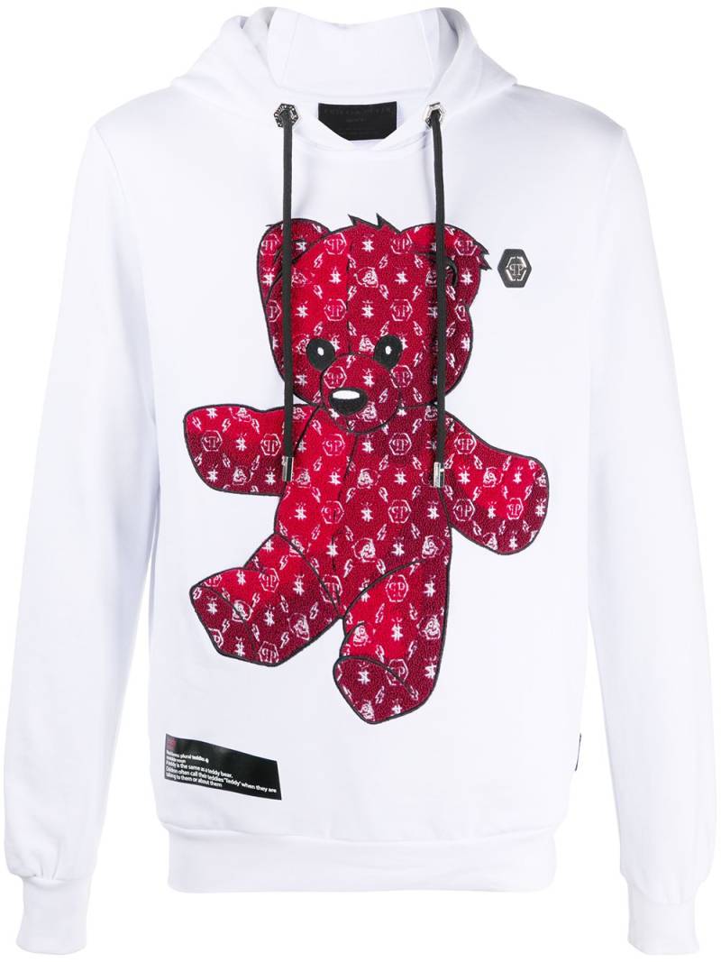 Philipp Plein Sweatshirt mit Teddy - Weiß von Philipp Plein