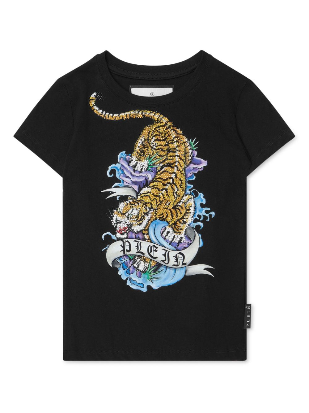 Philipp Plein Junior T-Shirt mit Kristallen - Schwarz von Philipp Plein Junior