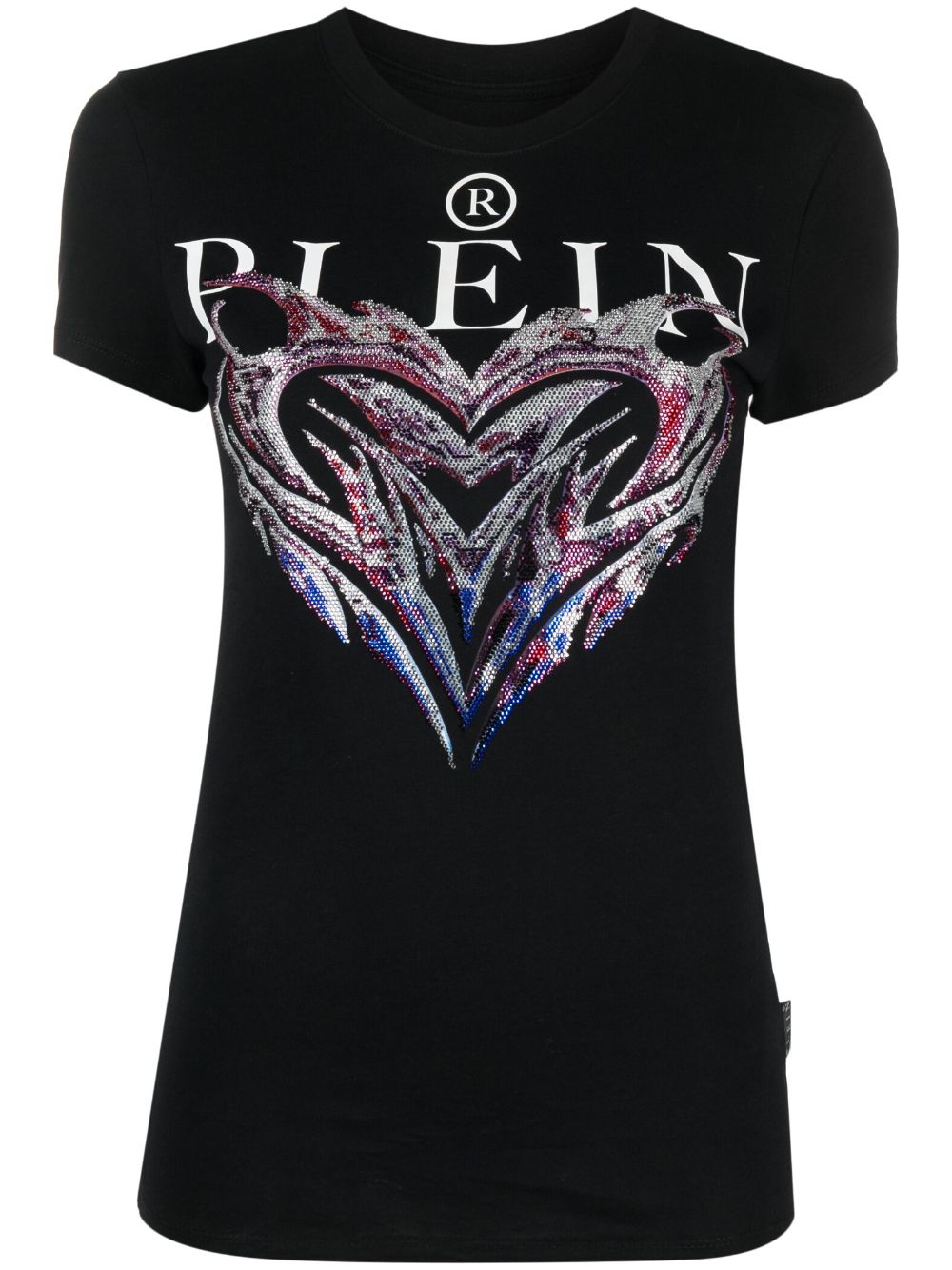 Philipp Plein T-Shirt mit Kristallen - Schwarz von Philipp Plein