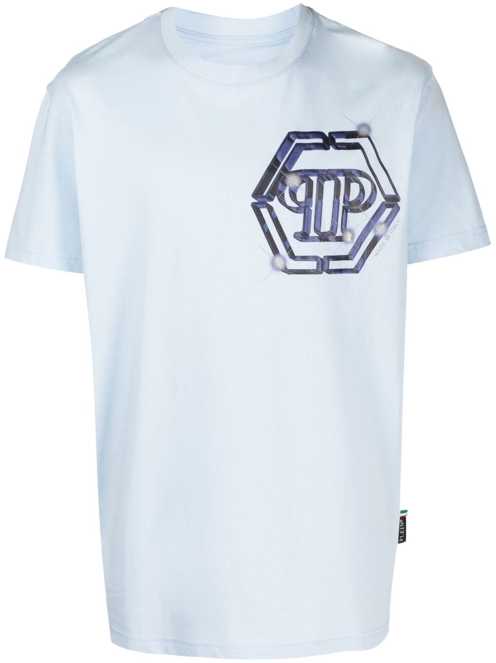 Philipp Plein T-Shirt mit Logo-Print - Blau von Philipp Plein