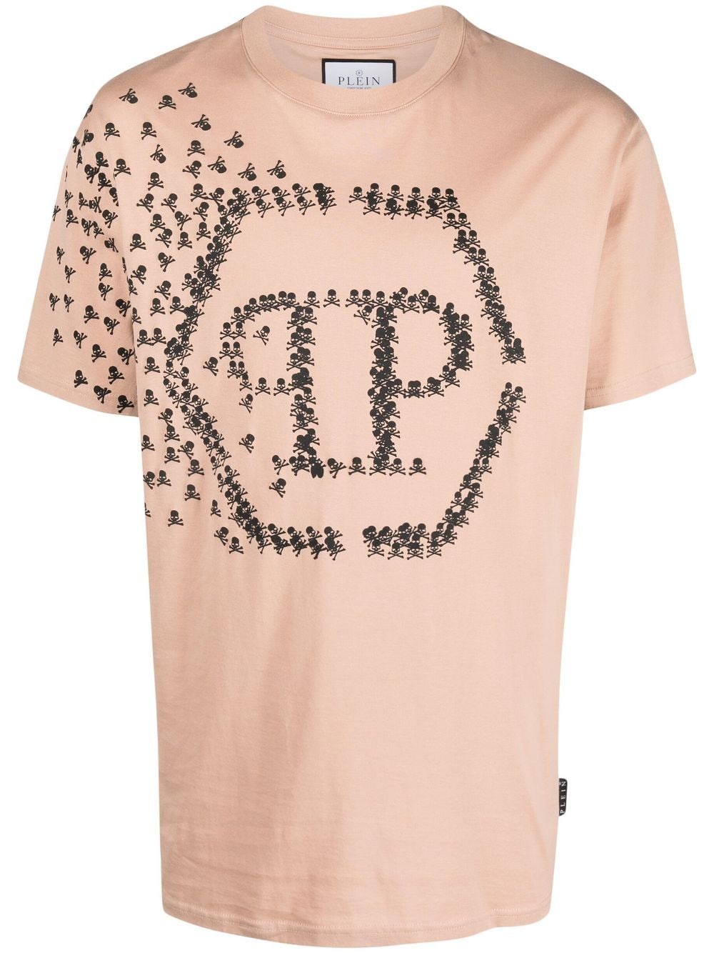 Philipp Plein T-Shirt mit Logo-Print - Nude von Philipp Plein