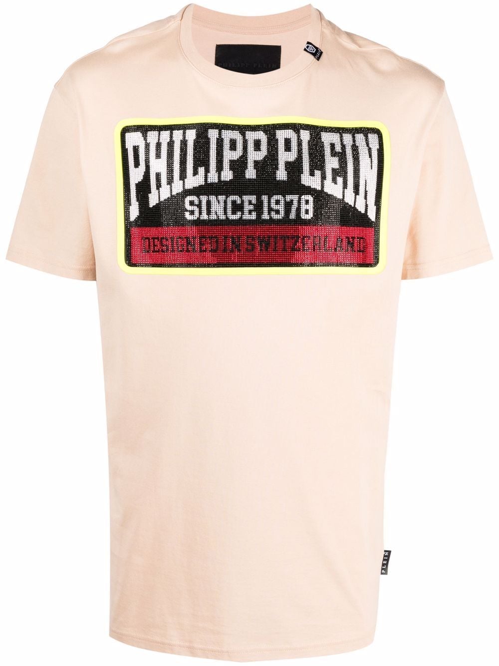 Philipp Plein T-Shirt mit Logo-Print - Nude von Philipp Plein
