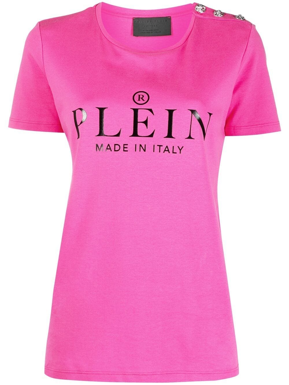 Philipp Plein T-Shirt mit Logo-Print - Rosa von Philipp Plein