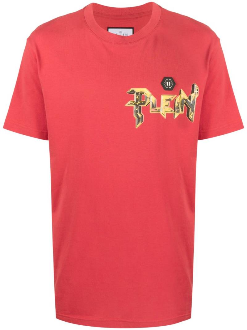 Philipp Plein T-Shirt mit Logo-Print - Rot von Philipp Plein