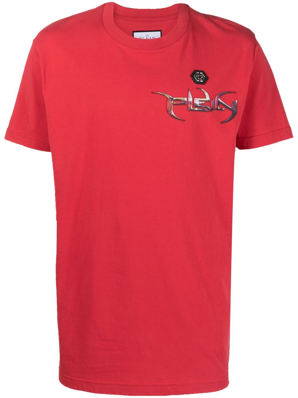 Philipp Plein T-Shirt mit Logo-Print - Rot von Philipp Plein