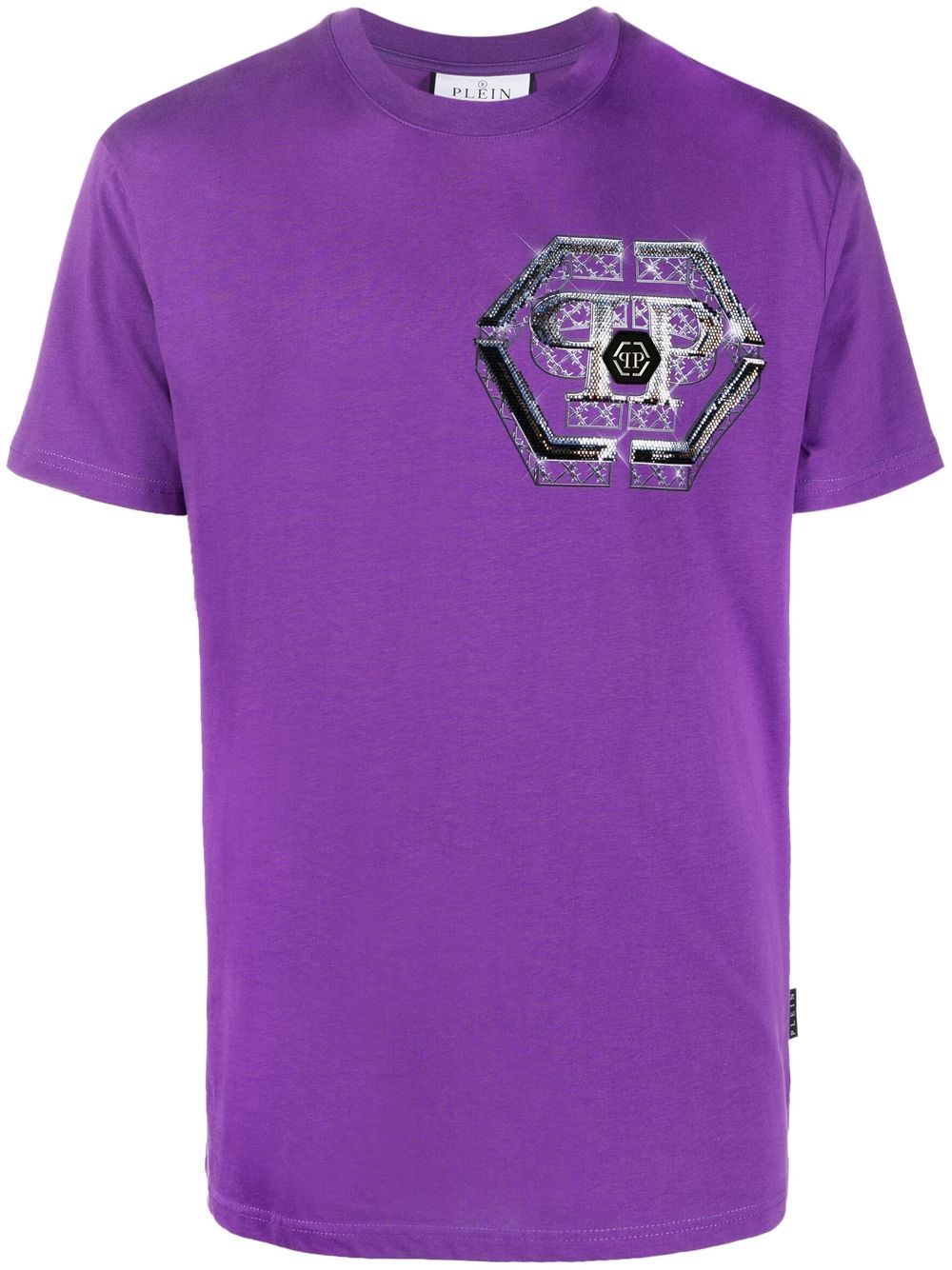 Philipp Plein T-Shirt mit Logo-Print - Violett von Philipp Plein