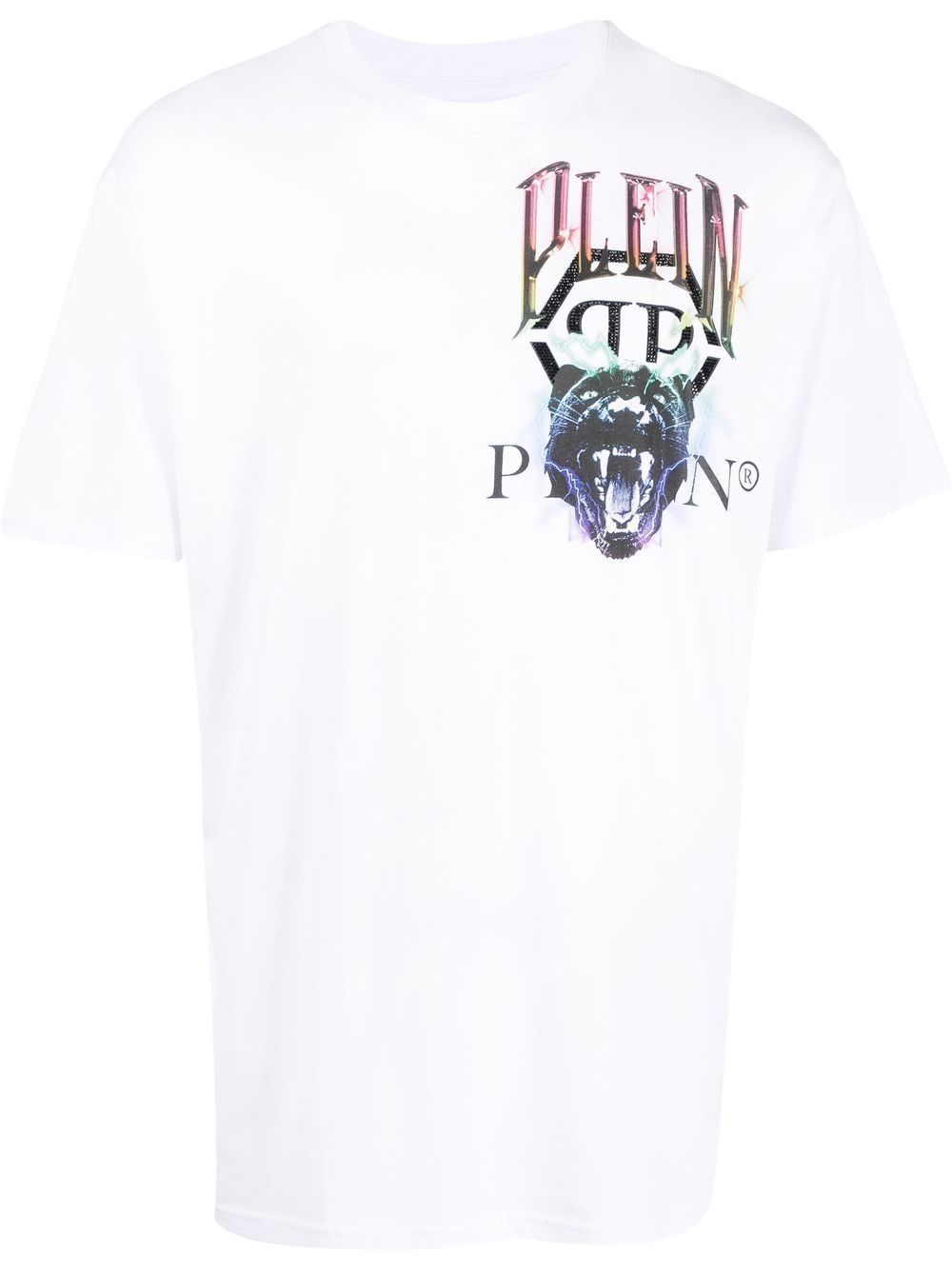 Philipp Plein T-Shirt mit Logo-Print - Weiß von Philipp Plein