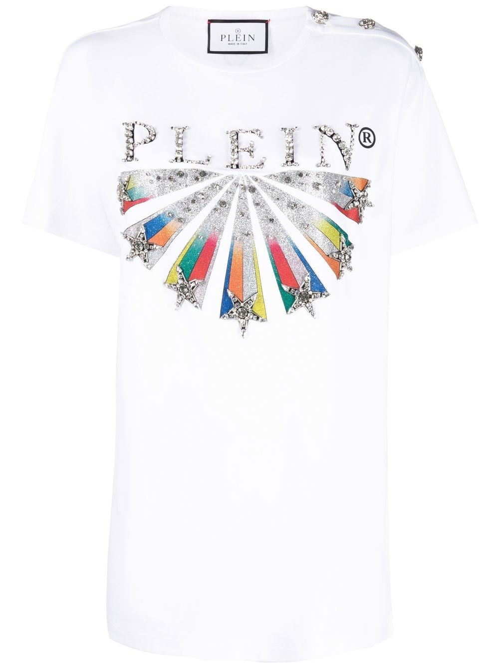 Philipp Plein T-Shirt mit Logo-Print - Weiß von Philipp Plein