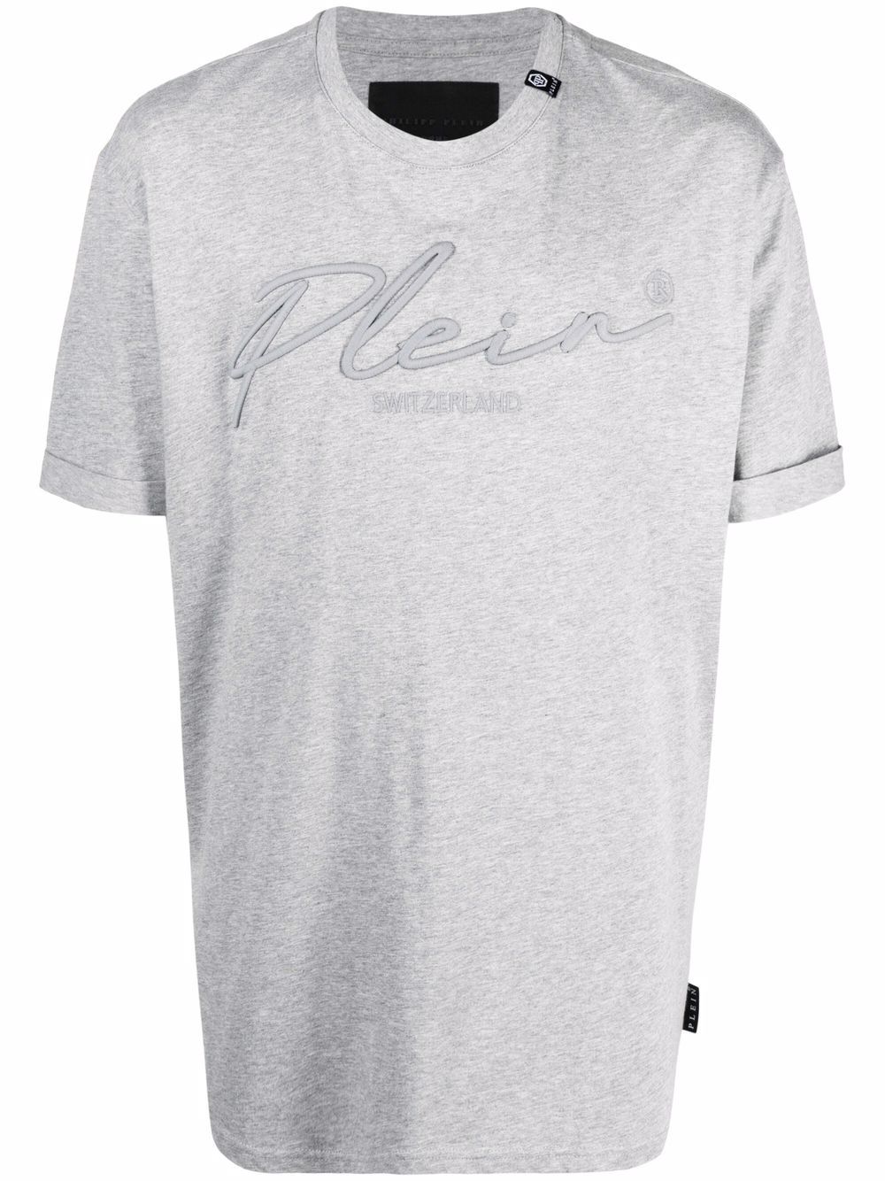 Philipp Plein T-Shirt mit Logo-Stickerei - Grau von Philipp Plein