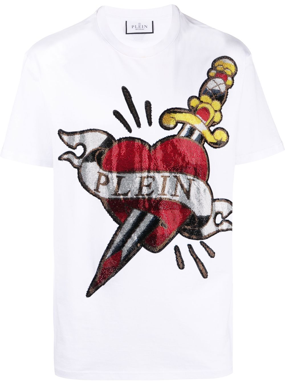 Philipp Plein T-Shirt mit Love-Print - Weiß von Philipp Plein