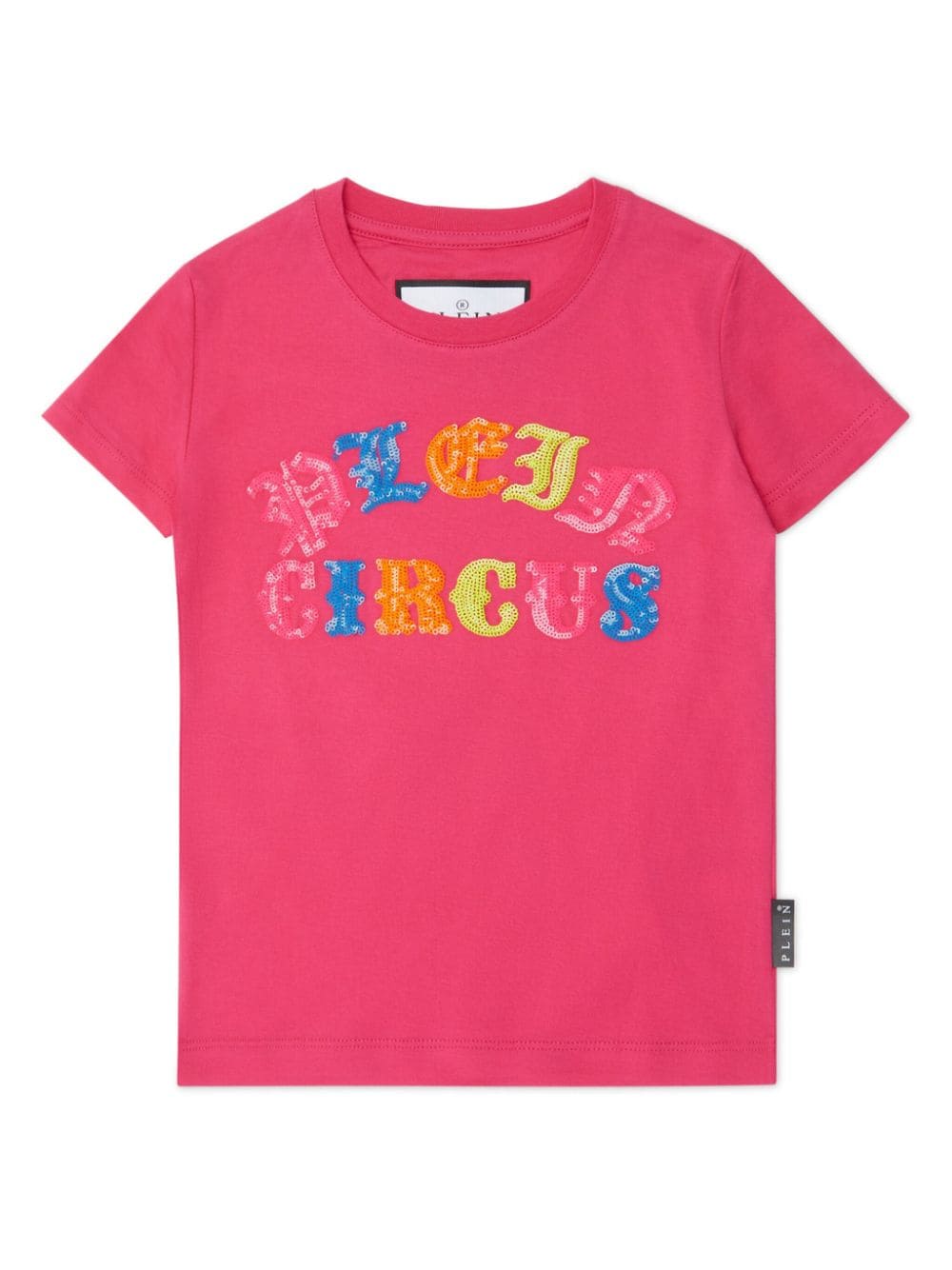 Philipp Plein Junior T-Shirt mit Pailletten - Rosa von Philipp Plein Junior