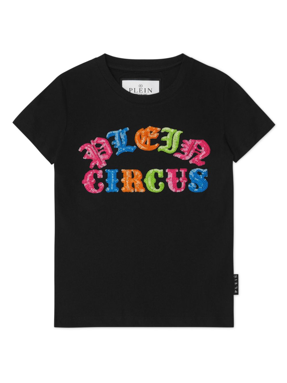 Philipp Plein Junior T-Shirt mit Pailletten - Schwarz von Philipp Plein Junior