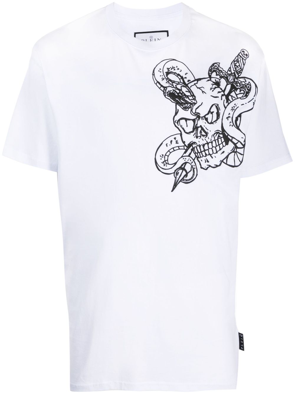 Philipp Plein T-Shirt mit Schlangen-Print - Weiß von Philipp Plein