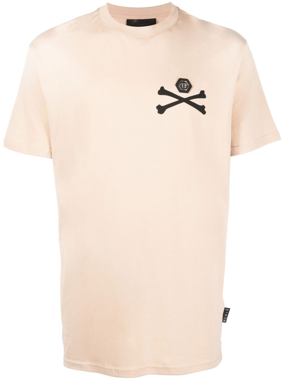 Philipp Plein T-Shirt mit Skelett-Print - Nude von Philipp Plein