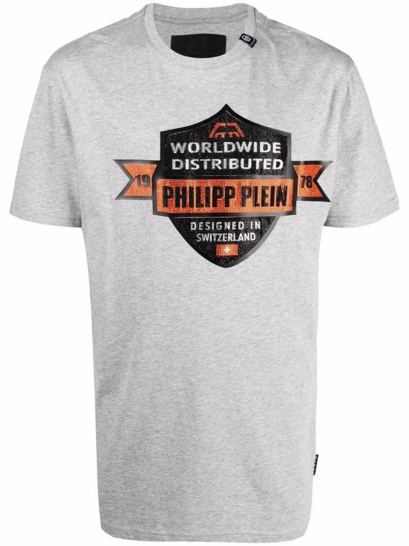 Philipp Plein T-Shirt mit Slogan-Print - Grau von Philipp Plein