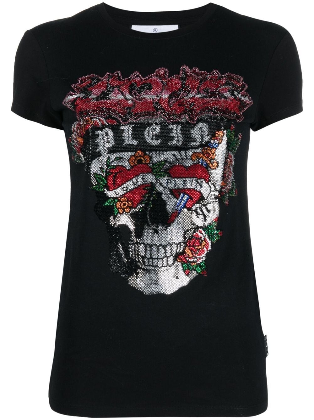 Philipp Plein T-Shirt mit Strass - Schwarz von Philipp Plein