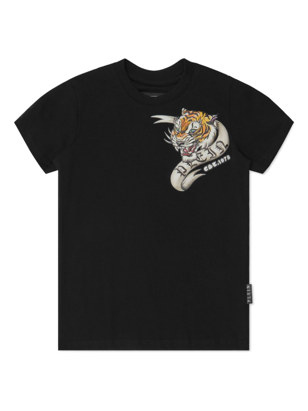 Philipp Plein T-Shirt mit Tiger-Print - Schwarz von Philipp Plein