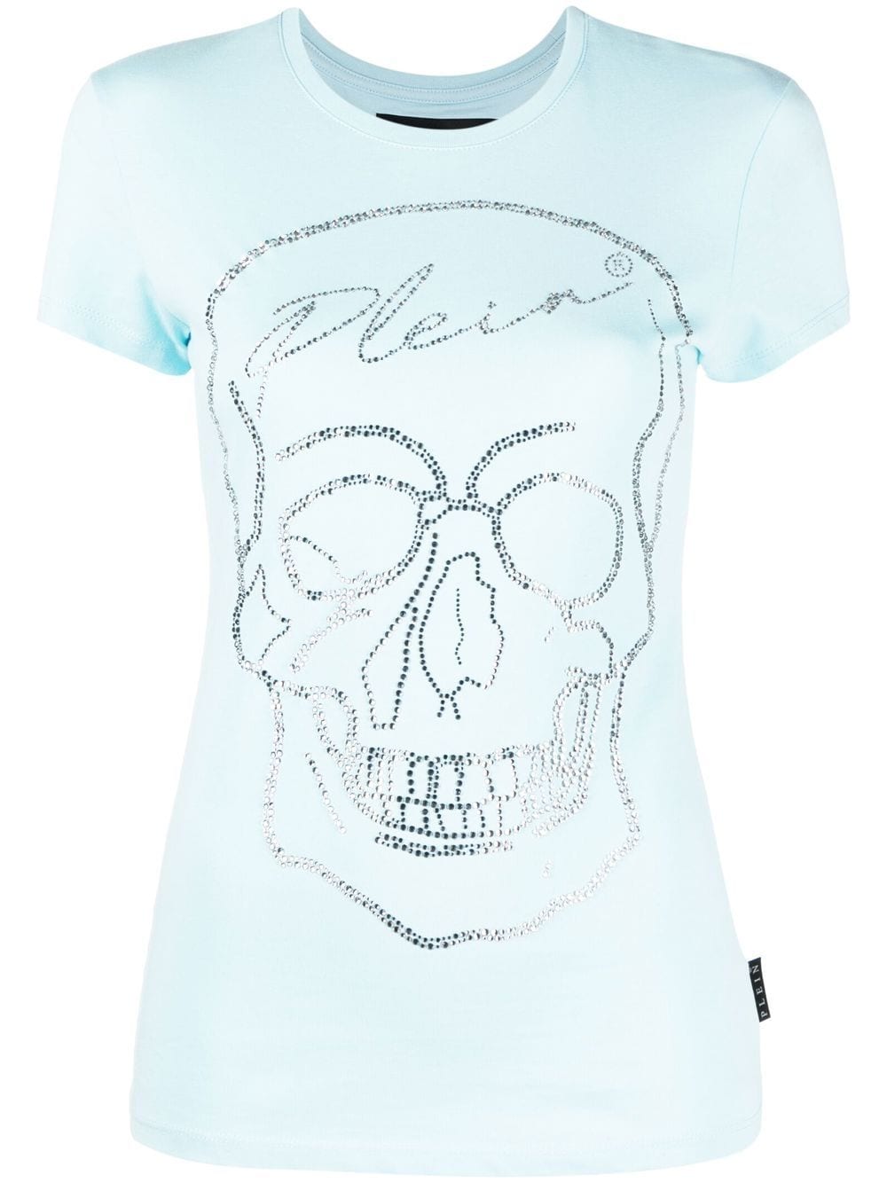 Philipp Plein T-Shirt mit Totenkopf - Blau von Philipp Plein