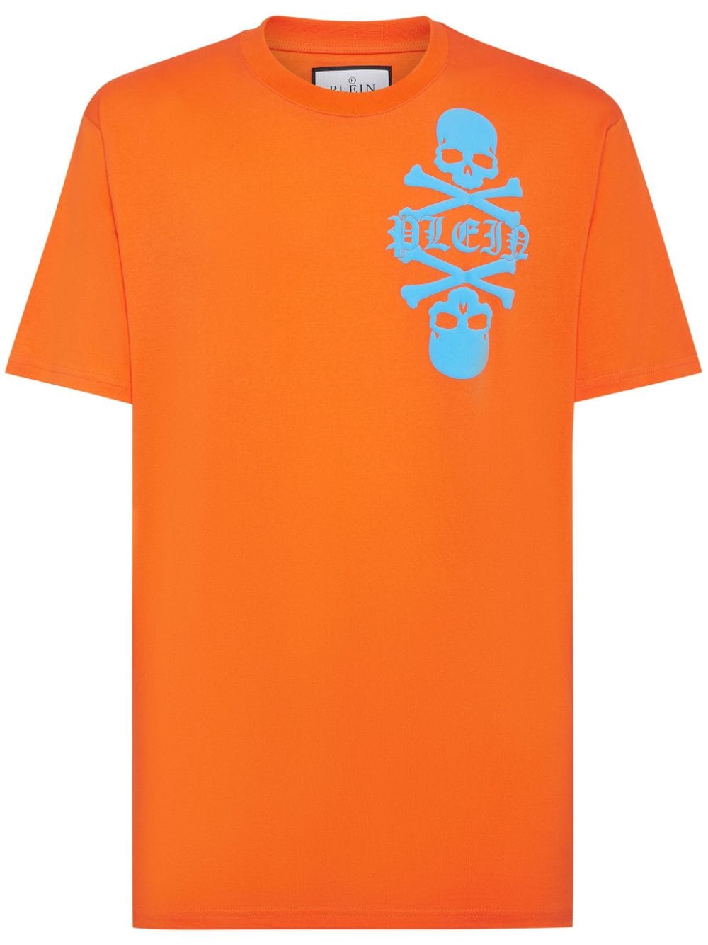 Philipp Plein T-Shirt mit Totenkopf-Print - Orange von Philipp Plein