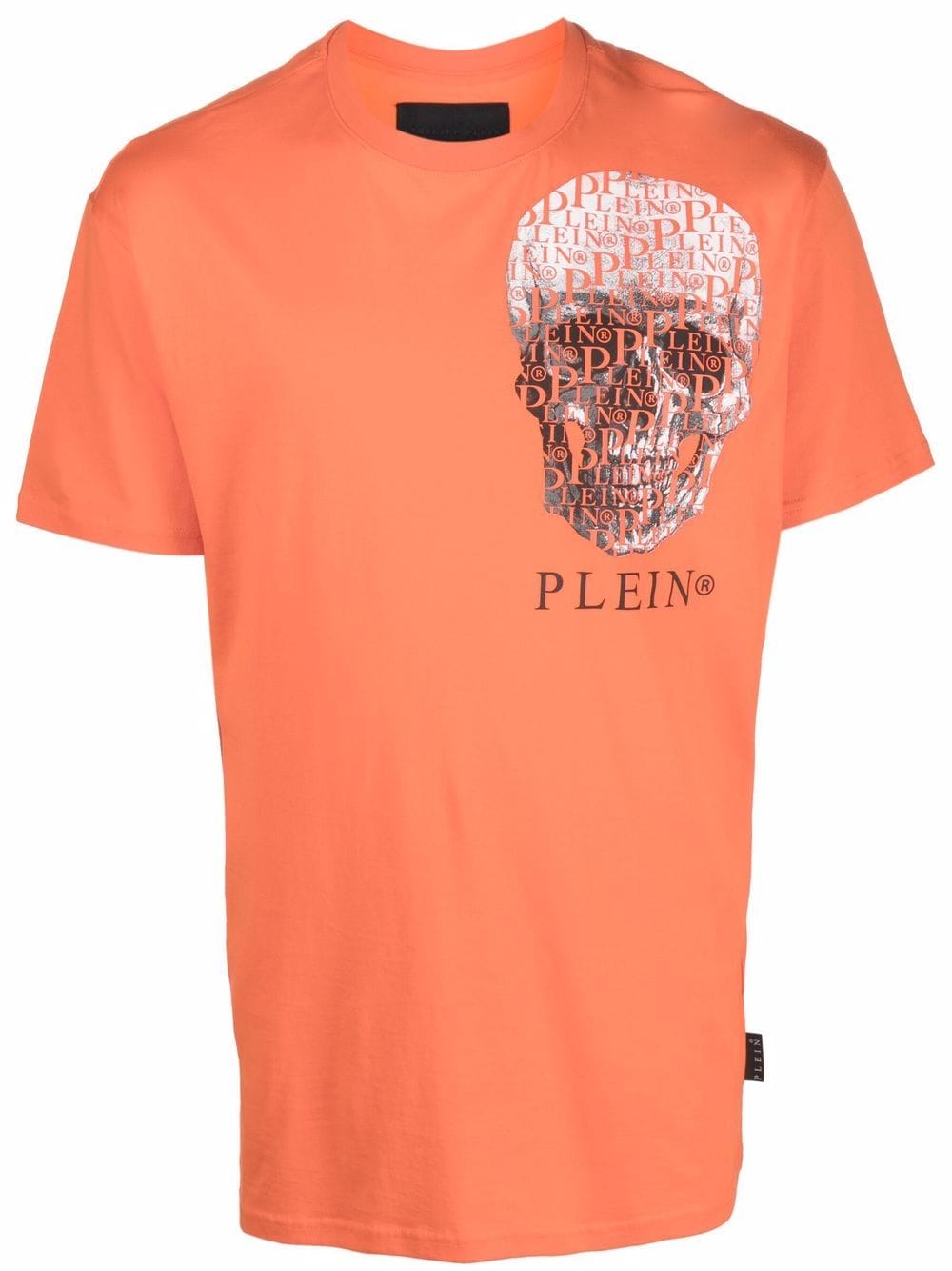 Philipp Plein T-Shirt mit Totenkopf-Print - Orange von Philipp Plein