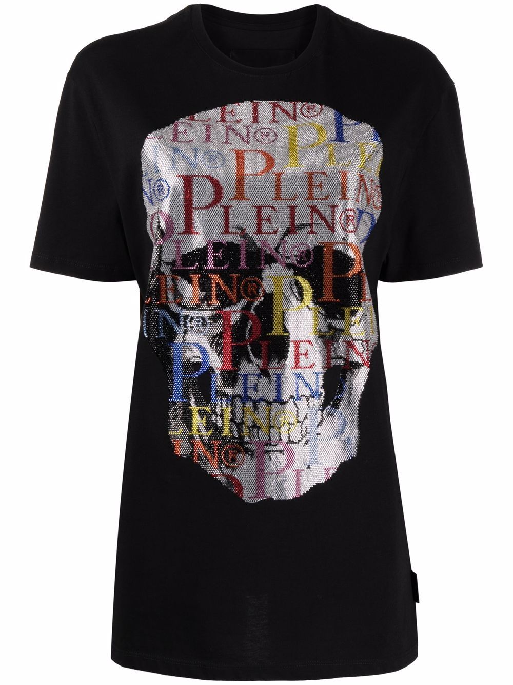 Philipp Plein T-Shirt mit Totenkopf-Print - Schwarz von Philipp Plein