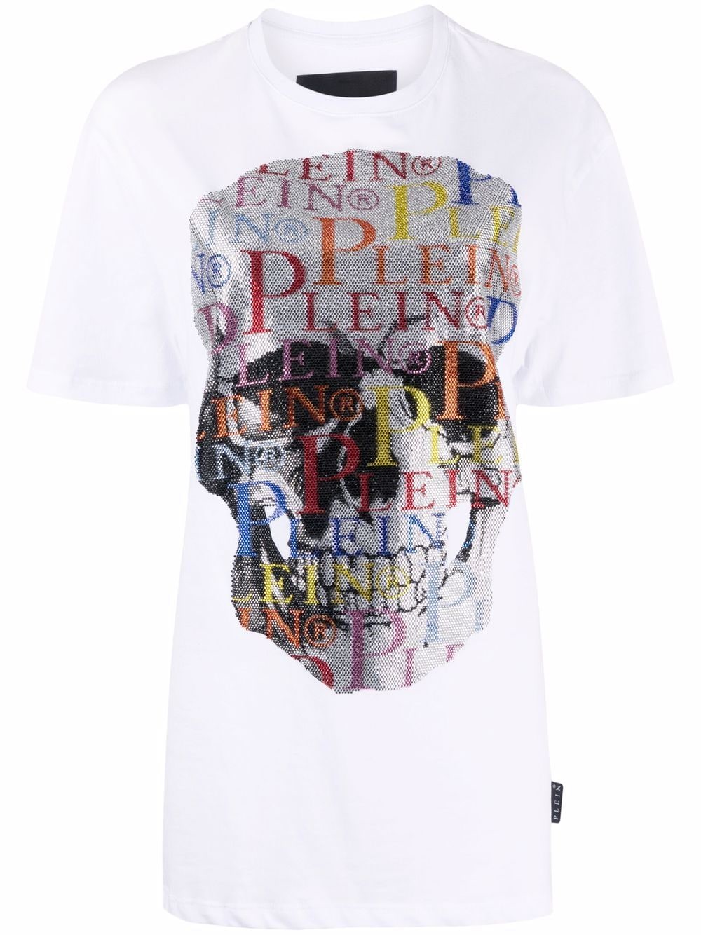 Philipp Plein T-Shirt mit Totenkopf-Print - Weiß von Philipp Plein