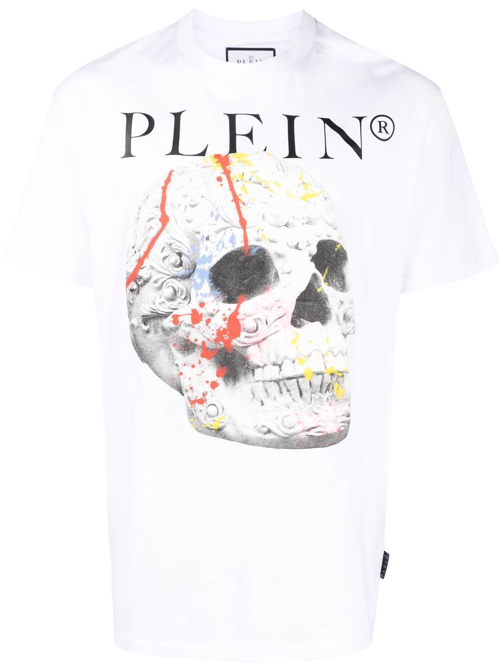 Philipp Plein T-Shirt mit Totenkopf-Print - Weiß von Philipp Plein