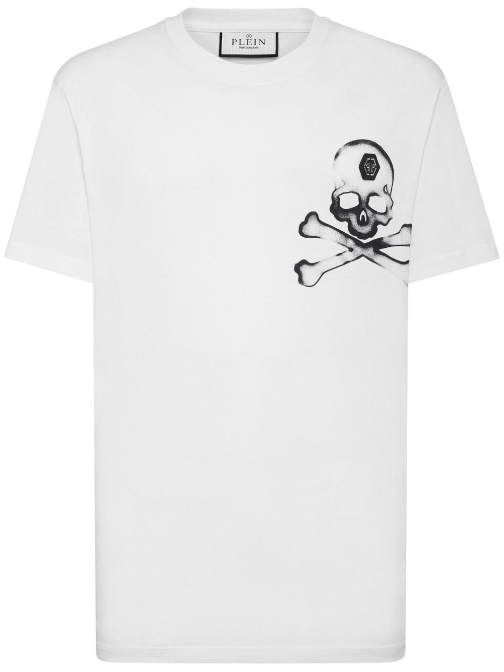 Philipp Plein T-Shirt mit Totenkopf-Print - Weiß von Philipp Plein