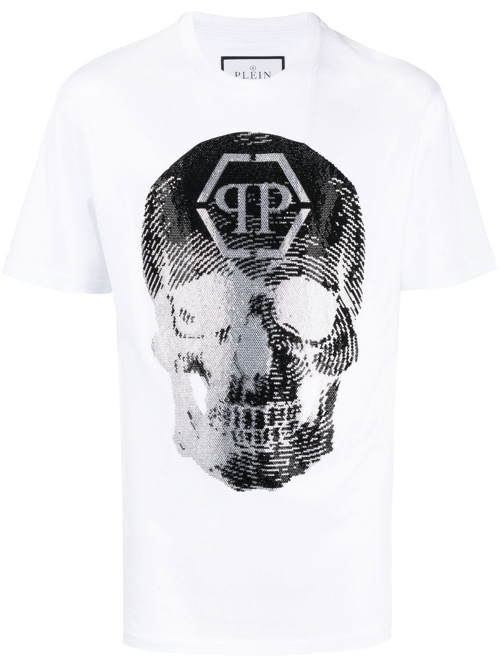 Philipp Plein T-Shirt mit Totenkopf-Print - Weiß von Philipp Plein