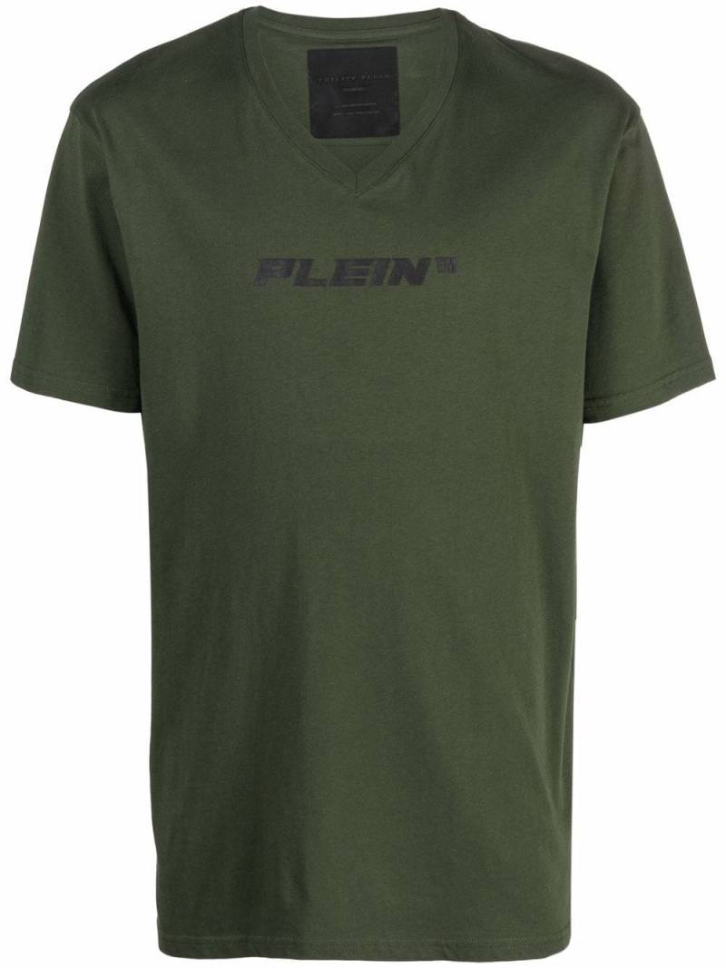 Philipp Plein T-Shirt mit V-Ausschnitt - Grün von Philipp Plein