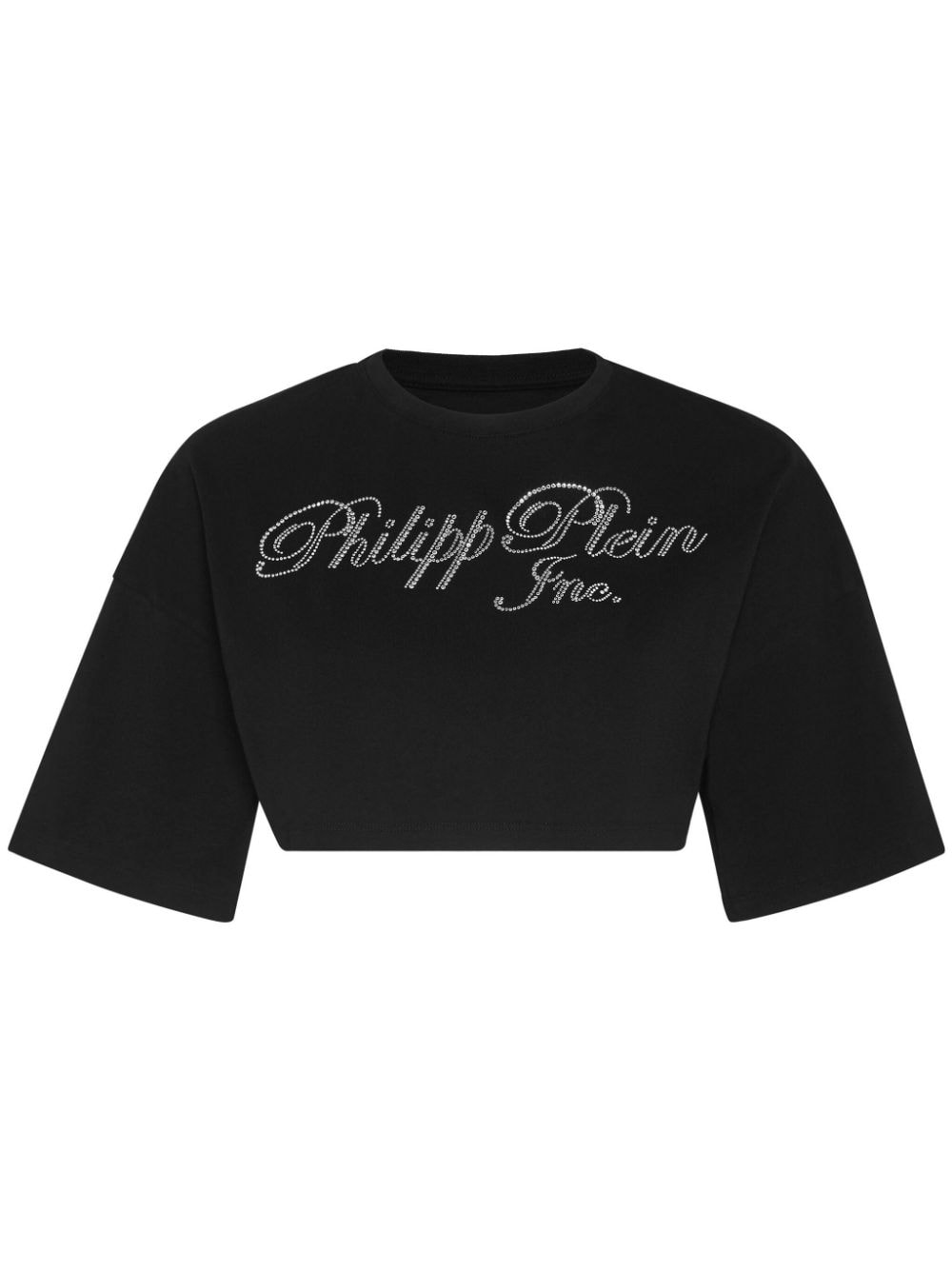 Philipp Plein T-Shirt mit kristallverziertem Logo-Print - Schwarz von Philipp Plein