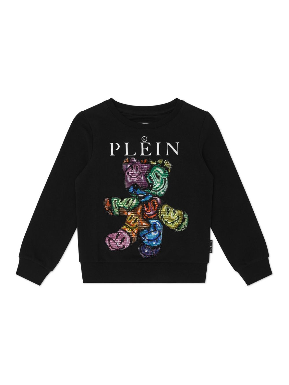 Philipp Plein Teddy Bear Sweatshirt mit Kristallen - Schwarz von Philipp Plein