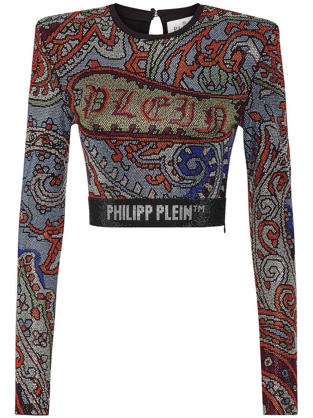 Philipp Plein Top mit Strass - Mehrfarbig von Philipp Plein