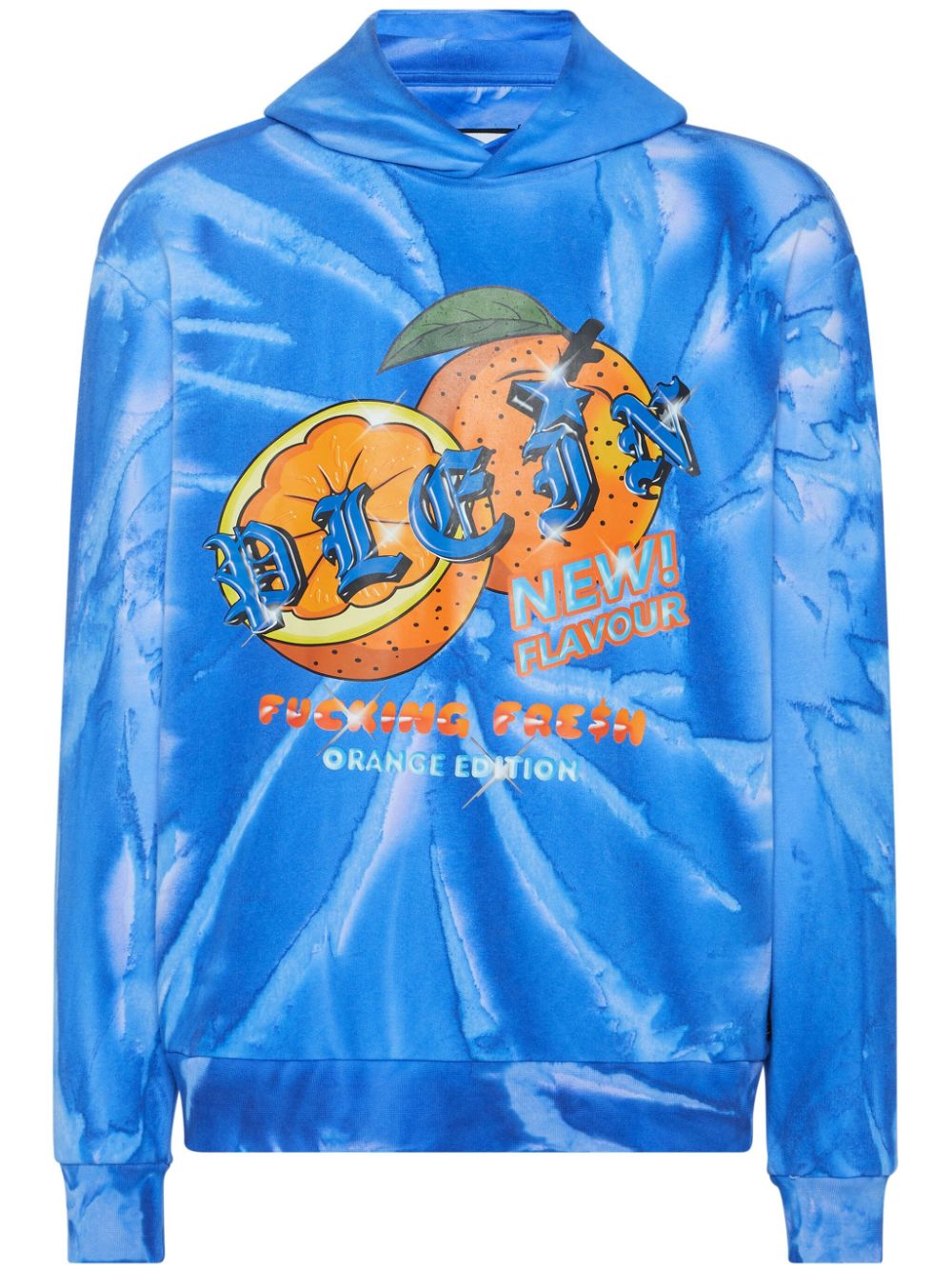 Philipp Plein Tutti Frutti Batik-Hoodie - Blau von Philipp Plein