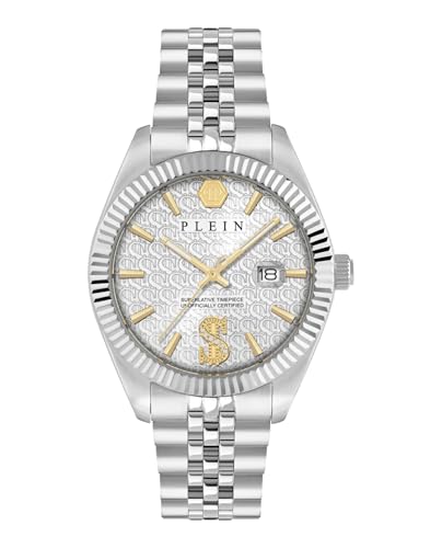 Philipp Plein Herren Uhr Analog Quarz Date Superlative PWMFA0725 Edelstahl von Philipp Plein