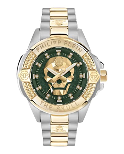 Philipp Plein Unisex Analog Quarz Uhr mit Edelstahl Armband PWNAA0622 von Philipp Plein