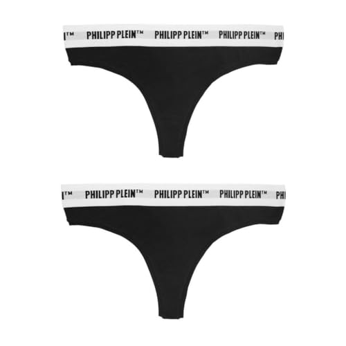 Philipp Plein Unterhose ""Bi-pack"" - DUPP01 | Tanga Donna Bipack - SIZE: L(EU) von Philipp Plein