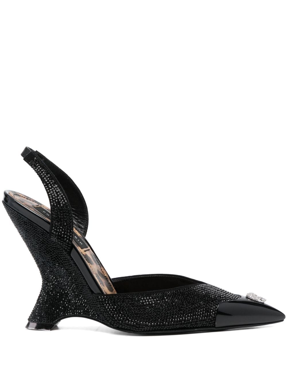 Philipp Plein Verzierte Pumps 105mm - Schwarz von Philipp Plein