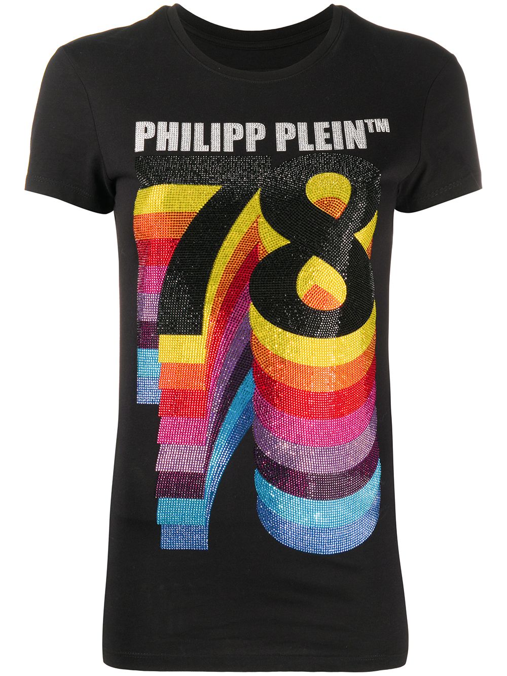 Philipp Plein Verziertes T-Shirt - Schwarz von Philipp Plein