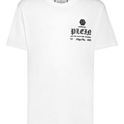 Philipp Plein Weißes Baumwoll-t-shirt Für Herren Mtk6842 von Philipp Plein