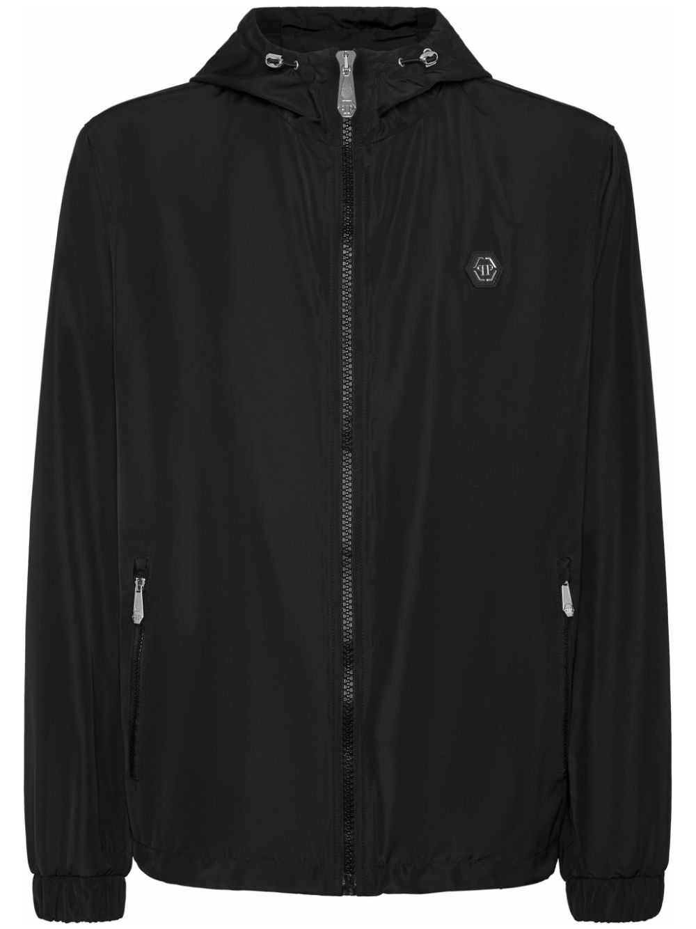 Philipp Plein Windbreaker mit Kapuze - Schwarz von Philipp Plein