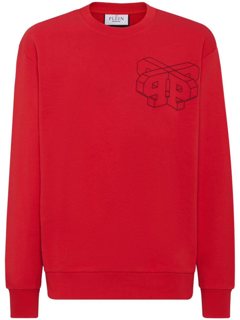 Philipp Plein Wire Frame Sweatshirt - Rot von Philipp Plein