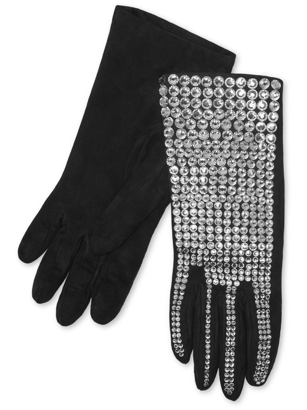 Philipp Plein Handschuhe mit Kristallen - Schwarz von Philipp Plein