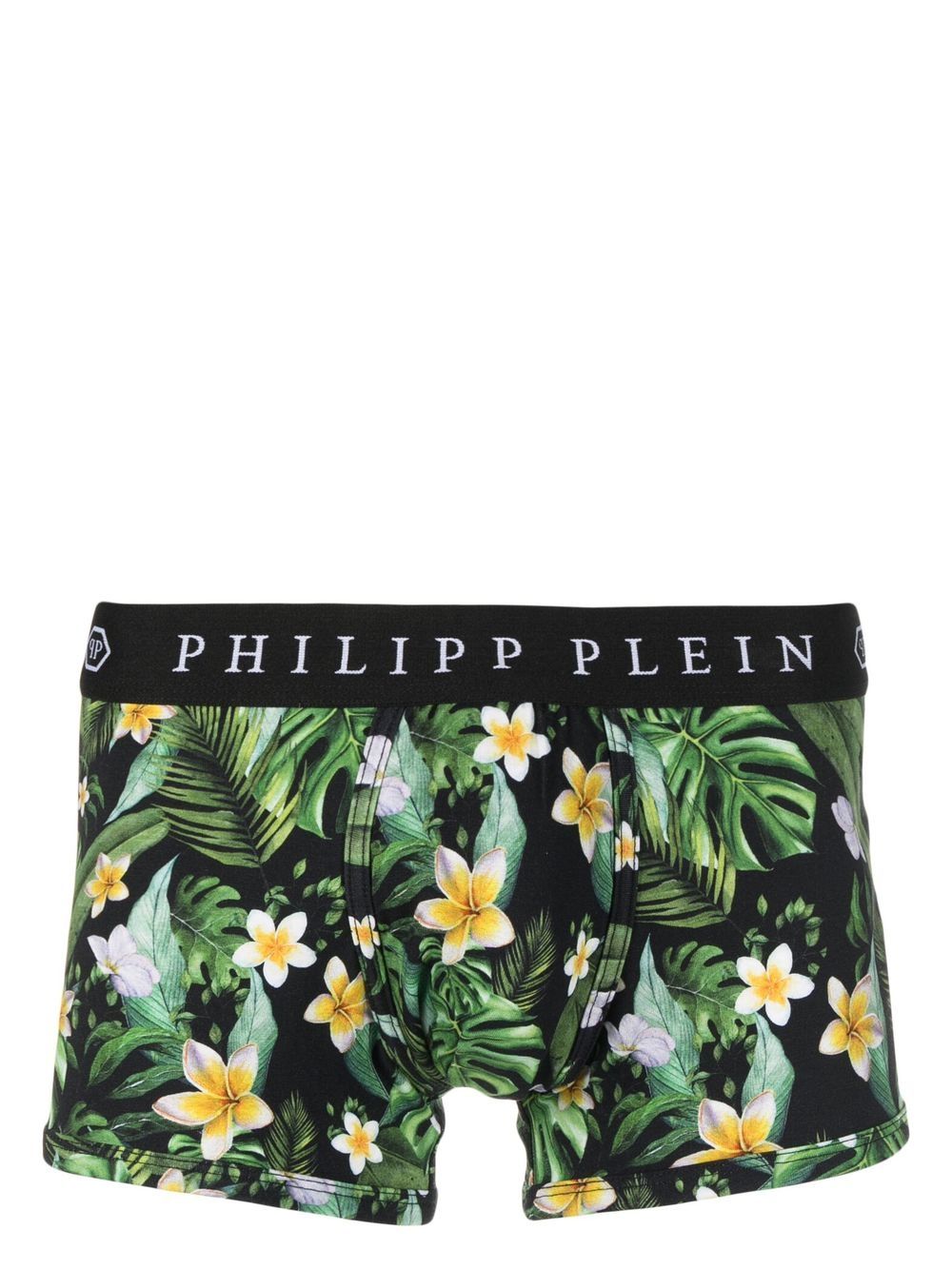 Philipp Plein Shorts mit Blumen-Print - Grün von Philipp Plein
