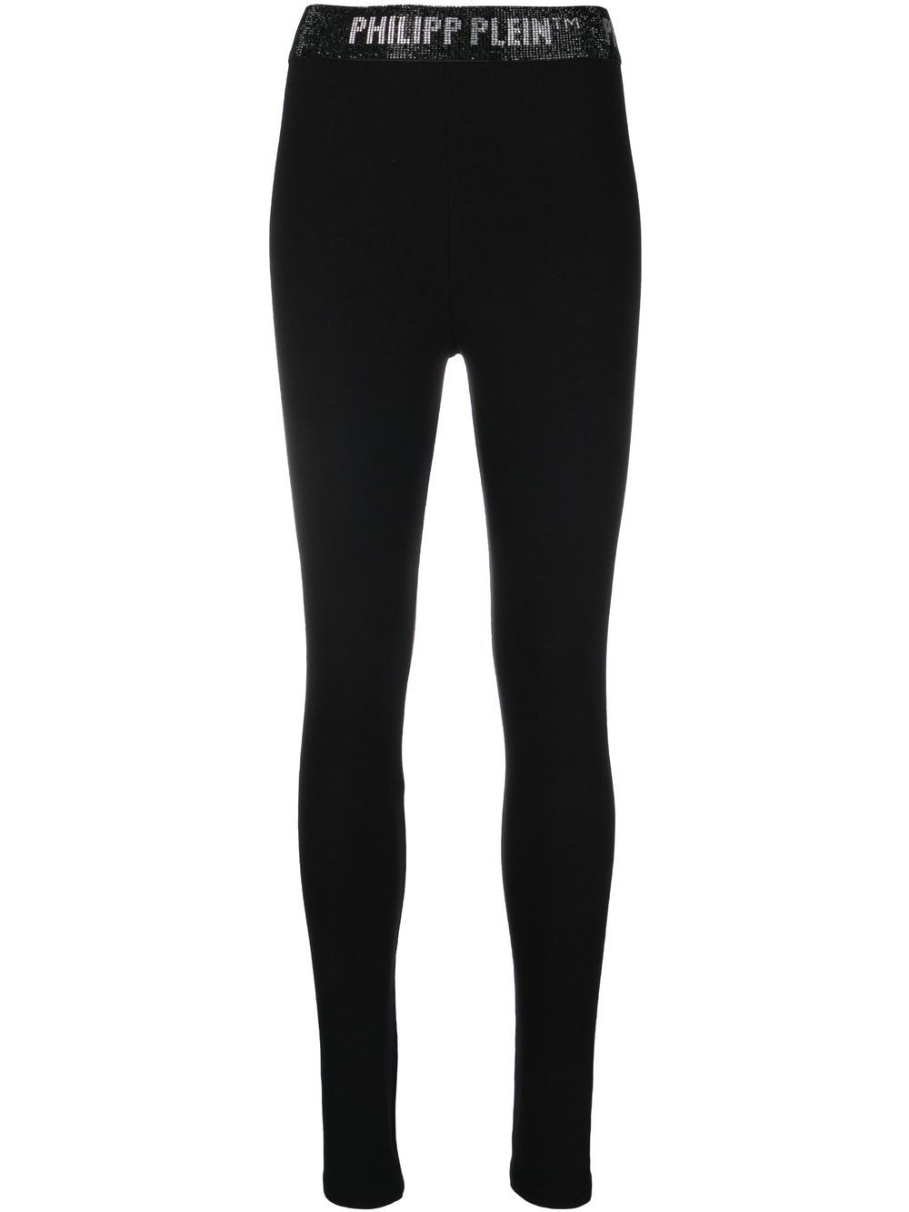 Philipp Plein Leggings mit Logo-Bund - Schwarz von Philipp Plein