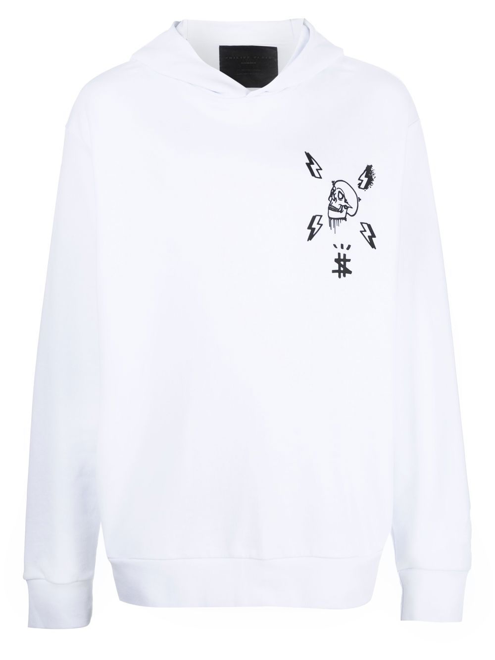 Philipp Plein Hoodie mit grafischem Print - Weiß von Philipp Plein